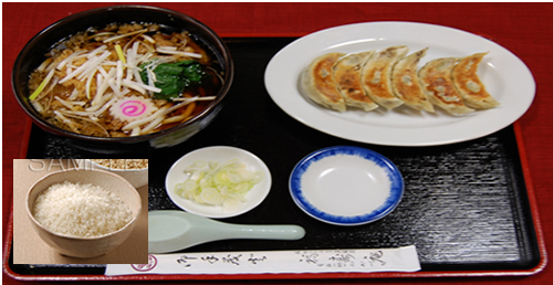 餃子・そばうどん定食