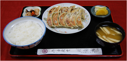 ダブル餃子定食